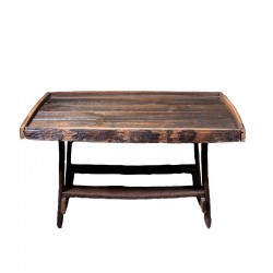 Unik Vintage Oak Barrel Table